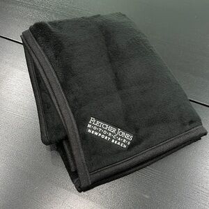 Fletcher Jones Mercedes Super Soft Black Blanket
